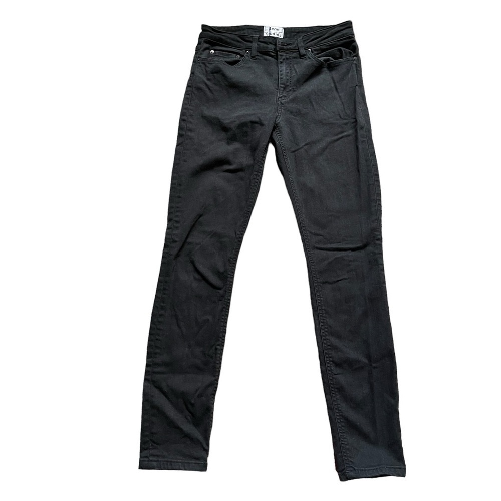 Acne Studios Skin 5 Black Skinny Jeans US 27/35